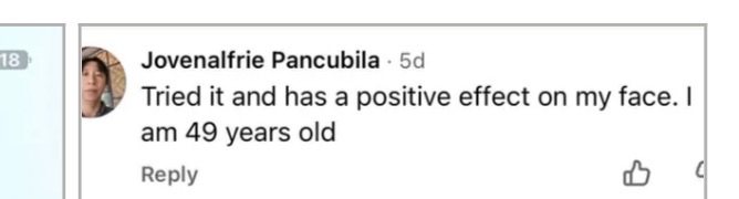 Jovenalfrie's testimonial comment