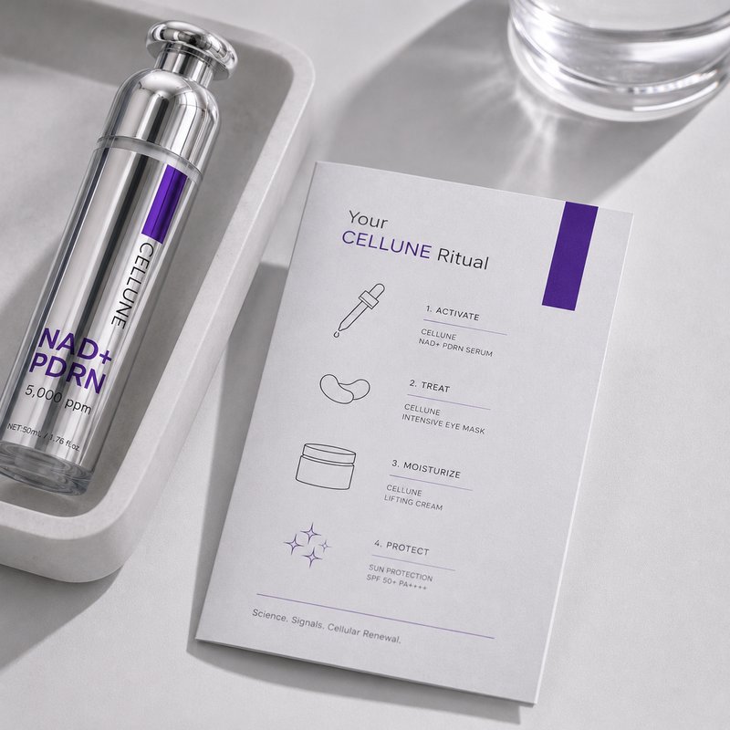 Personalized CELLUNE Beauty Ritual card